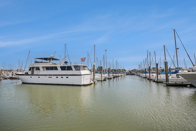 1501 Ashley Ct, Seabrook, TX 77586 - dock area with a water view