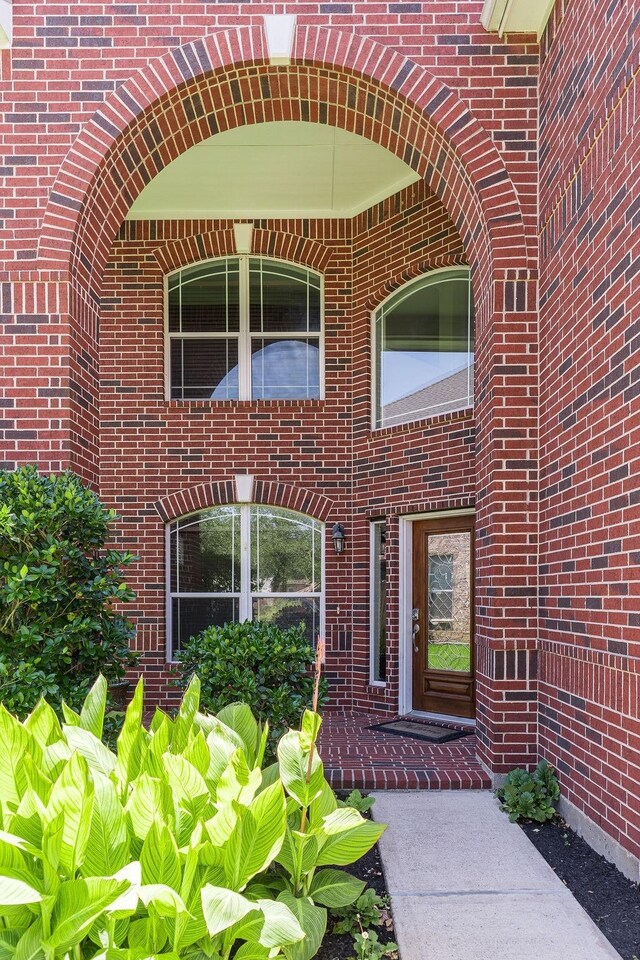 13907 Falling Rain Ct, Cypress, TX 77429 - entrance to property featuring brick siding