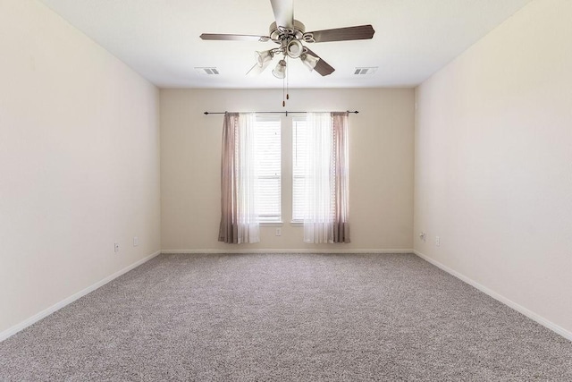 13907 Falling Rain Ct, Cypress, TX 77429 - carpeted spare room with ceiling fan and baseboards