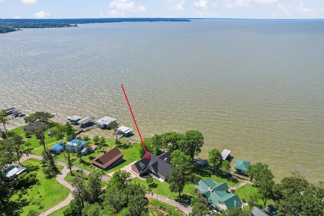 180 Hummel Ln, Coldspring, TX 77331 - drone / aerial view of a nearby body of water