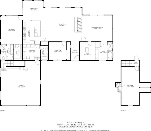 180 Hummel Ln, Coldspring, TX 77331 - floor plan / room layout