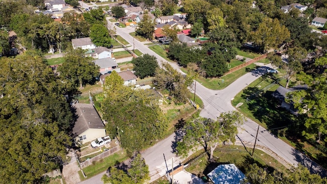 8101 Appleton St, Houston, TX 77022 - aerial overview of property's location with nearby suburban area