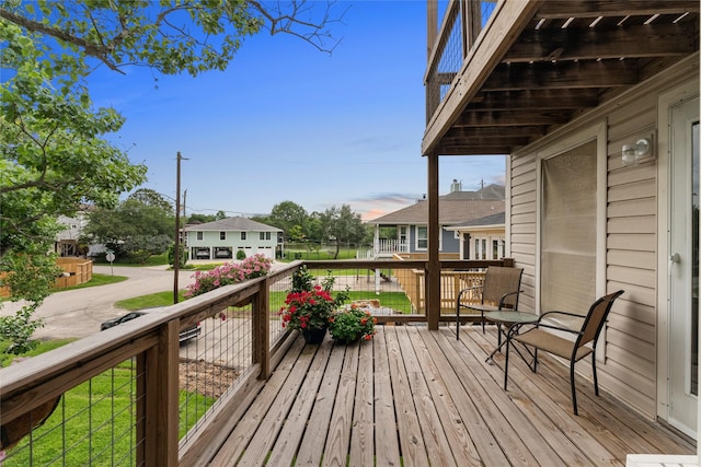 268 Seminole Dr, League City, TX 77565 - view of wooden deck