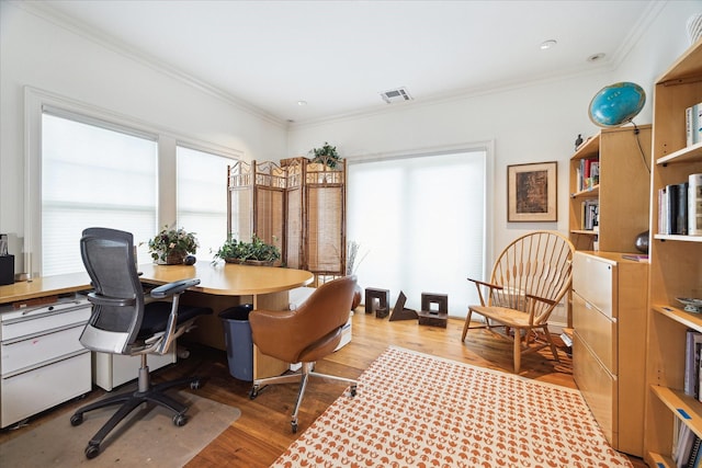 1755 Kipling St, Houston, TX 77098 - office space featuring wood finished floors and ornamental molding