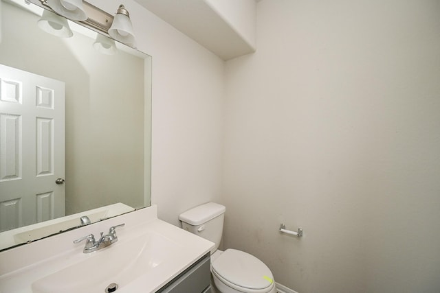 108 Shallow Creek Dr, Waller, TX 77445 - bathroom with toilet, vanity, and baseboards