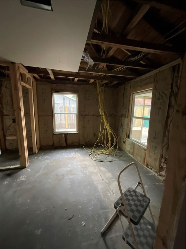miscellaneous room featuring plenty of natural light
