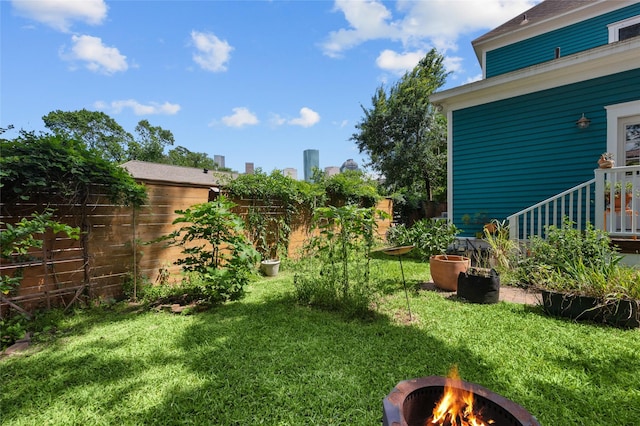 1818 Decatur St, Houston, TX 77007 - view of yard