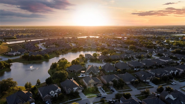 6315 Asbury Brook Ct, Katy, TX 77493 - aerial overview of property's location featuring a large body of water and nearby suburban area