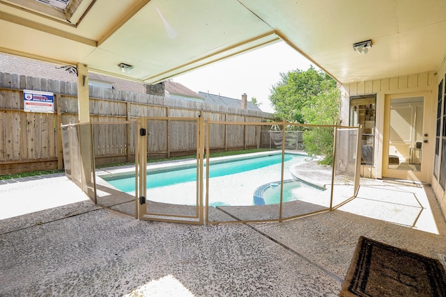 11810 Braesridge Dr, Houston, TX 77071 - view of swimming pool featuring a patio area and a fenced backyard