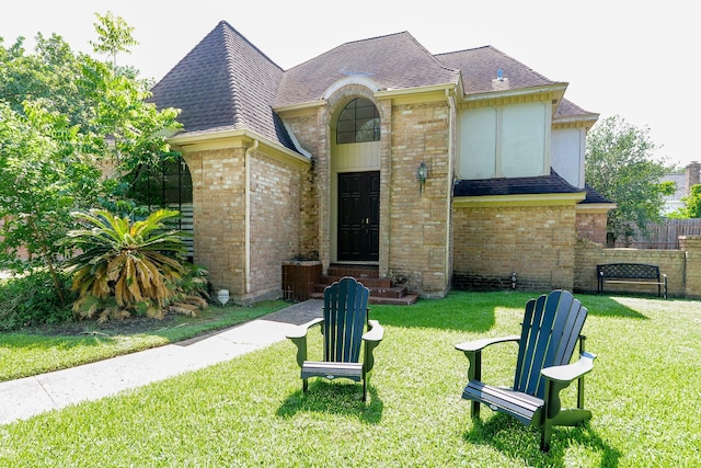 11810 Braesridge Dr, Houston, TX 77071 - view of front facade with roof with shingles and brick siding