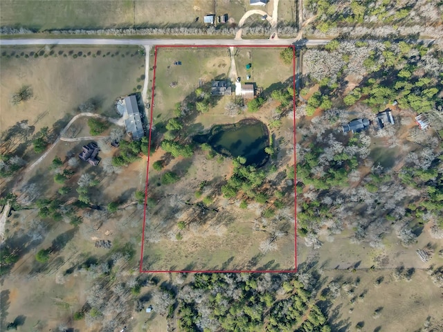 20900 Welch Rd, Richards, TX 77873 - aerial map of property and surrounding area with property boundaries highlighted
