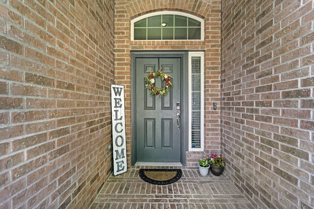 12019 Eagle Ridge Dr, Dayton, TX 77535 - entrance to property featuring brick siding