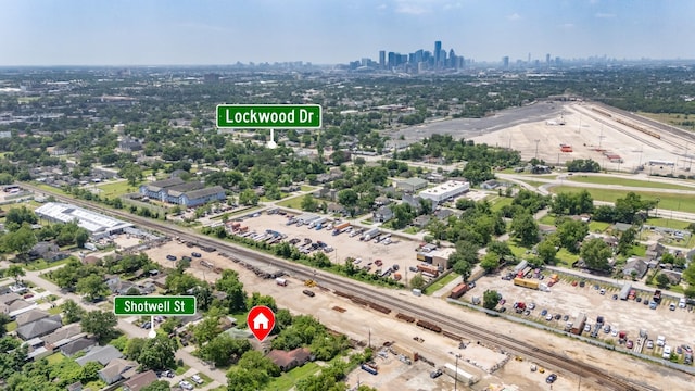 206 Shotwell St, Houston, TX 77020 - bird's eye view of a view of skyline