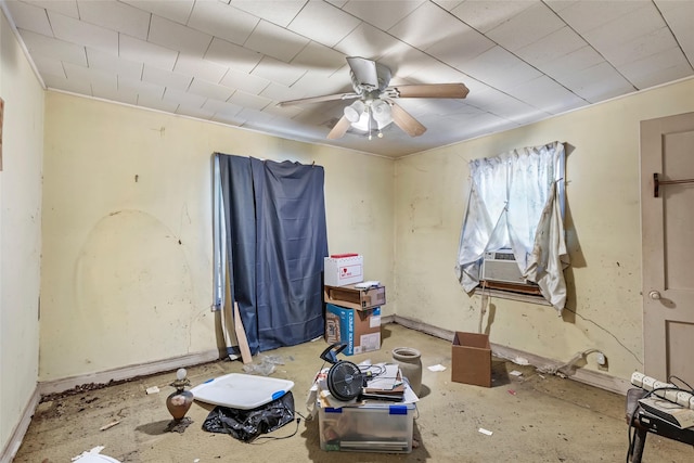 206 Shotwell St, Houston, TX 77020 - empty room featuring a ceiling fan and baseboards