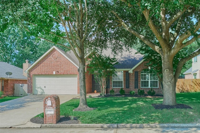 13313 Enchanted Way Dr, Montgomery, TX 77356 - traditional home featuring brick siding, driveway, and a garage