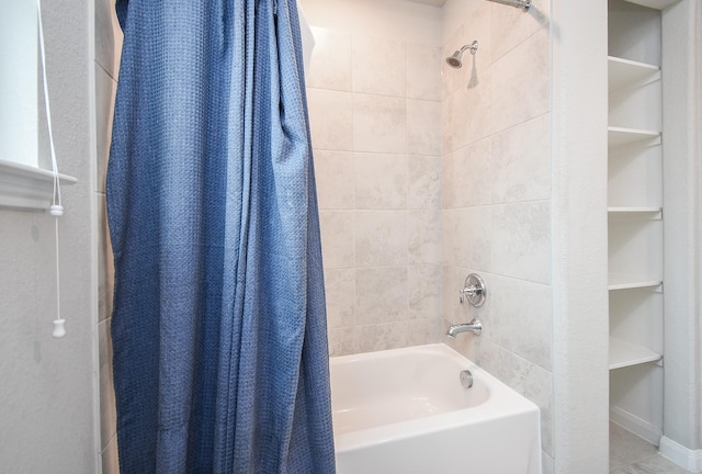full bath with shower / bath combo