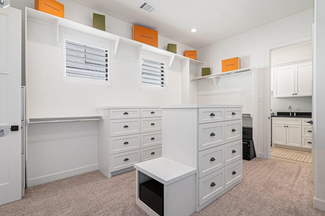 1703 Madera Oaks Ct, Conroe, TX 77304 - walk in closet with light carpet