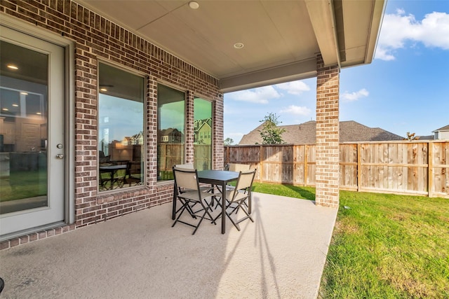 11822 Radura Rd, Humble, TX 77346 - view of patio / terrace with outdoor dining area