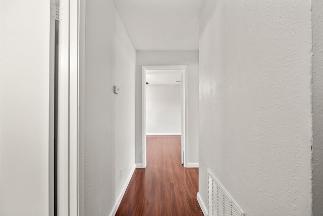 4166 Belle Park Dr Unit 4166, Houston, TX 77072 - hallway with dark wood finished floors and baseboards