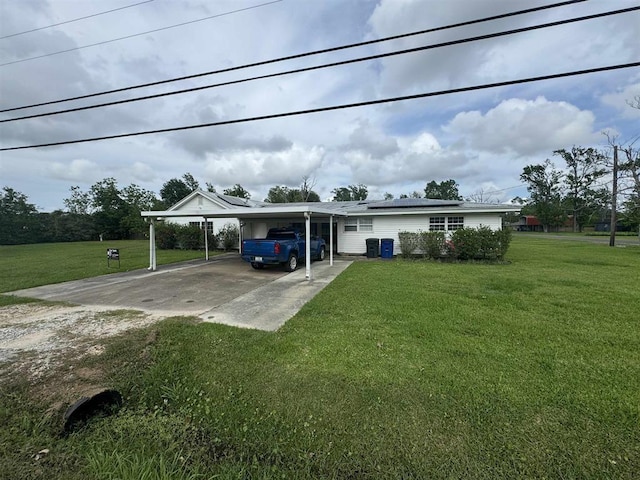 401 Henry St, Bridge City, TX 77611 - view of car parking with driveway and an attached carport