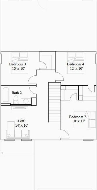 1138 Blue Stone Dr, Beasley, TX 77417 - floor plan / room layout