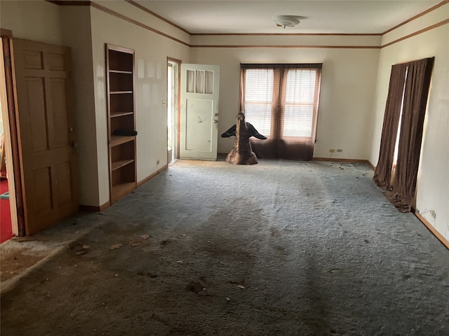 1401 8th St, Bay City, TX 77414 - carpeted spare room with crown molding and baseboards
