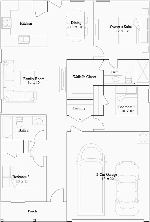 281 Douglas Hills Dr, Magnolia, TX 77354 - room layout