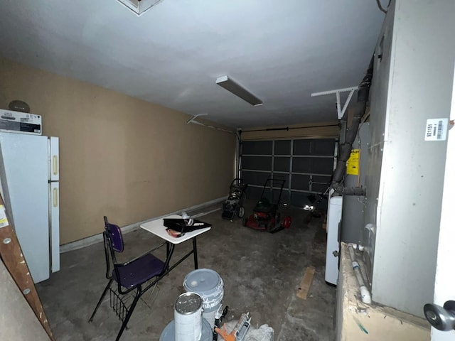 6343 Glenhagen Dr, Houston, TX 77084 - garage with freestanding refrigerator