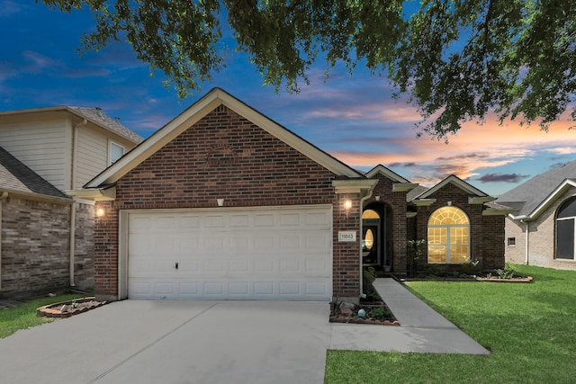 11843 Leaf Oak Dr, Houston, TX 77065 - traditional-style house featuring brick siding, driveway, and a garage