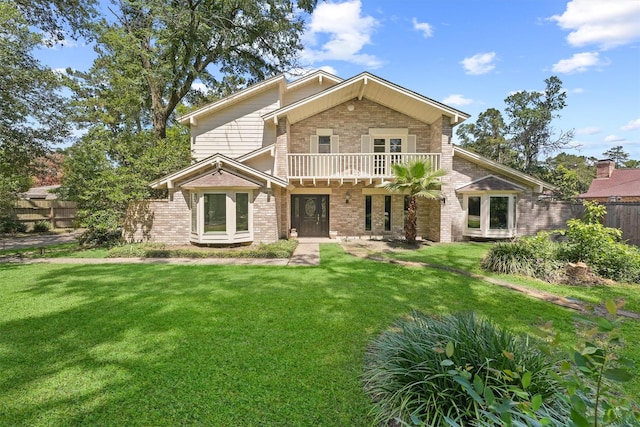 563 Roanoke Dr, Conroe, TX 77302 - view of front of home featuring brick siding