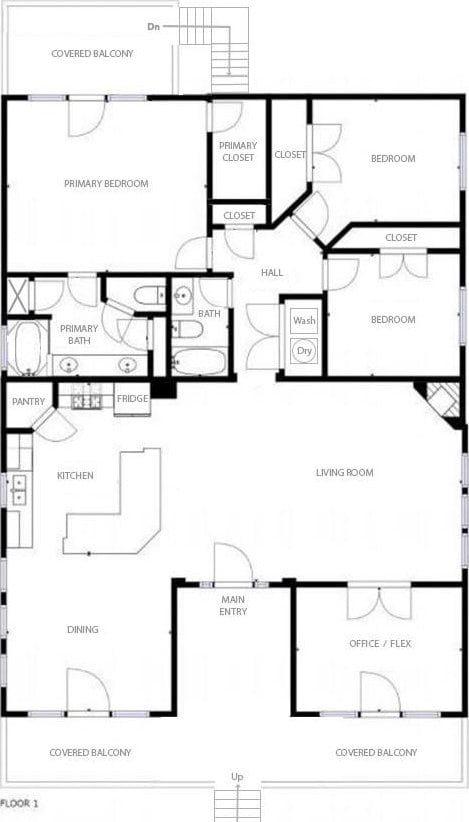 2101 Menard Ave, Seabrook, TX 77586 - view of property floor plan