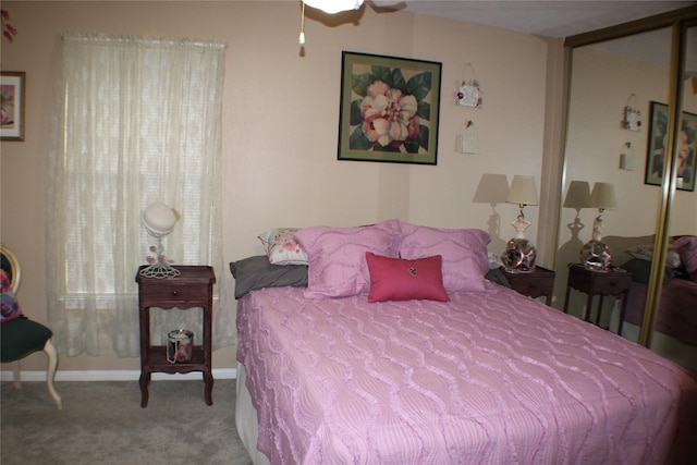 2619 Sailboat Dr, Houston, TX 77058 - carpeted bedroom with a closet and baseboards
