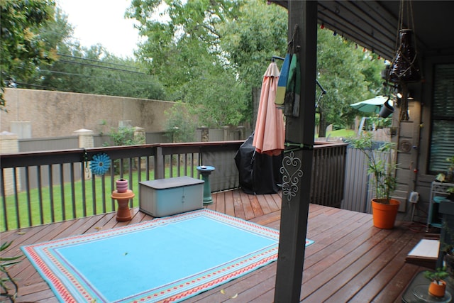 2619 Sailboat Dr, Houston, TX 77058 - view of wooden terrace