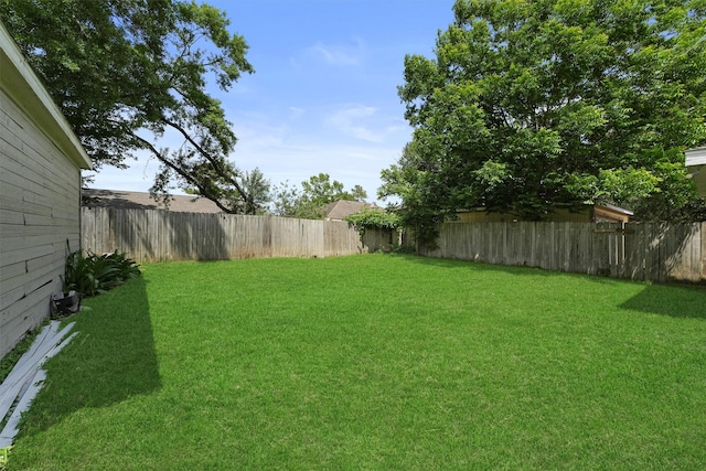 view of yard