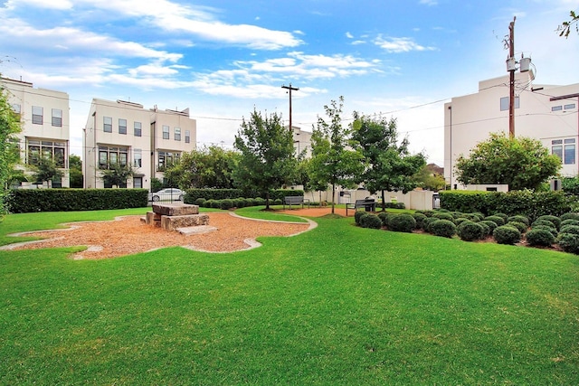 2205 Colorado St, Houston, TX 77007 - view of property's community with a yard