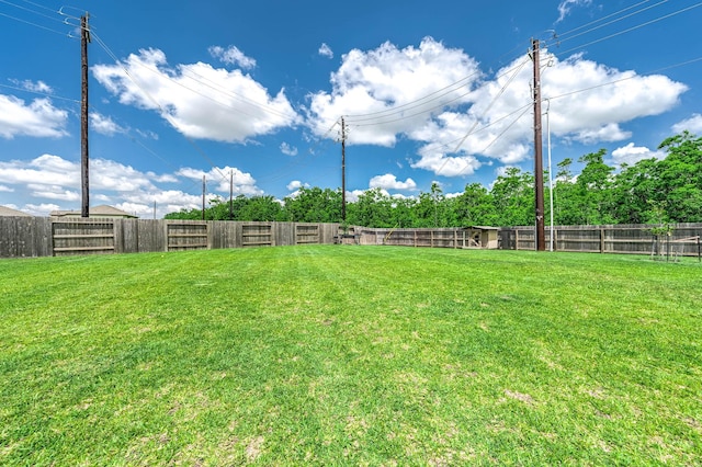 9927 Archdale Spring Dr, Baytown, TX 77521 - view of yard