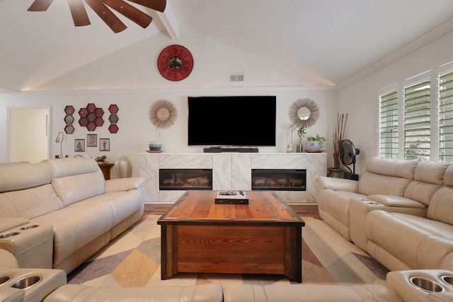 6206 Bayou Blvd, Baytown, TX 77521 - living area with a premium fireplace and a ceiling fan