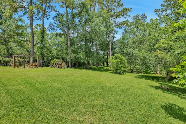 6206 Bayou Blvd, Baytown, TX 77521 - view of grassy yard