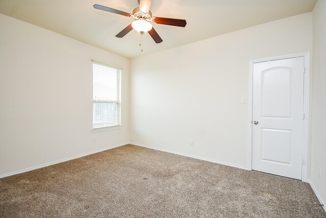 4622 Stolz Trl, Katy, TX 77493 - carpeted empty room with a ceiling fan and baseboards