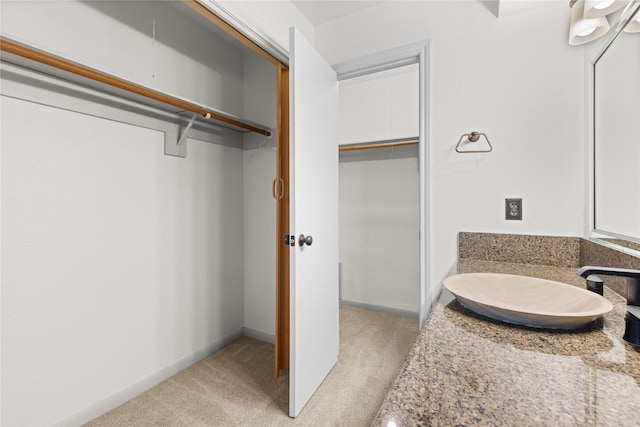bathroom with a sink