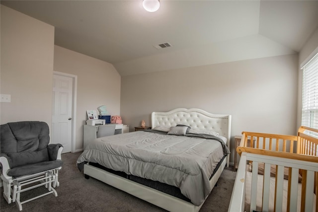 14707 Fairy Tern Ln, Houston, TX 77049 - carpeted bedroom with lofted ceiling