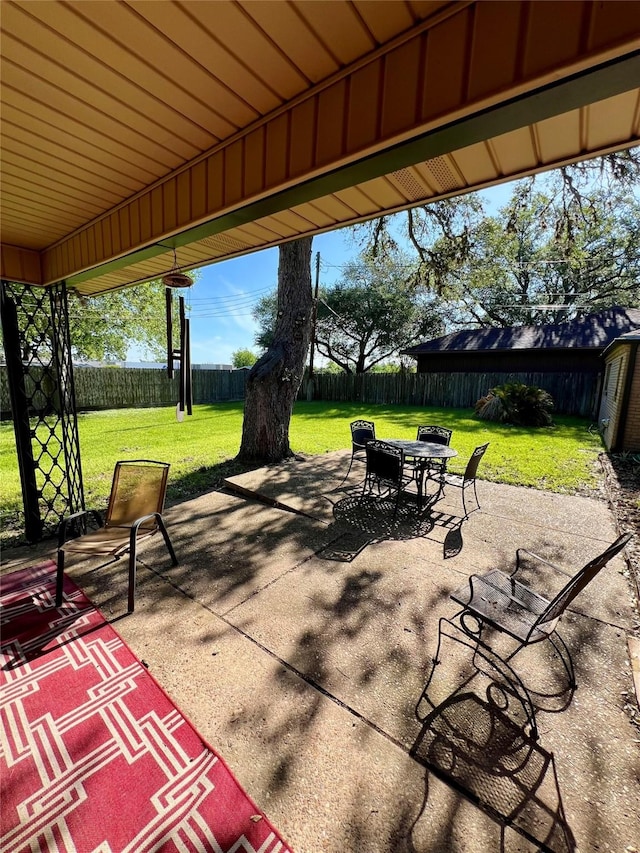 205 Cathy Dr, Hallettsville, TX 77964 - view of patio / terrace
