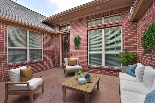 view of patio / terrace with outdoor lounge area