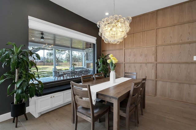 26511 Meadow Ln, Katy, TX 77494 - dining space with a chandelier, light wood finished floors, and recessed lighting