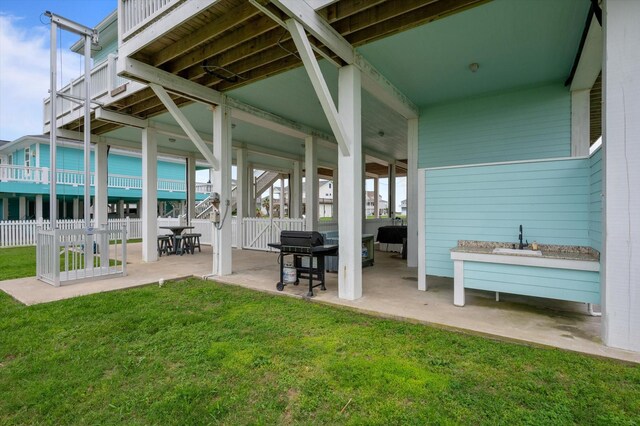 3025 Carioca Ct, Crystal Beach, TX 77650 - view of patio