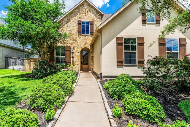 9811 Mount Shasta, Missouri City, TX 77459 - traditional home featuring stone siding and stucco siding