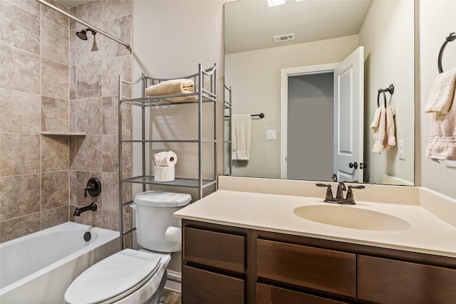 9811 Mount Shasta, Missouri City, TX 77459 - full bath featuring vanity and shower / washtub combination