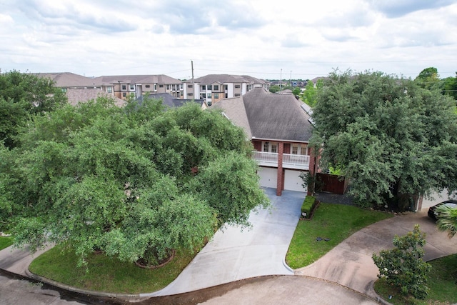 aerial view