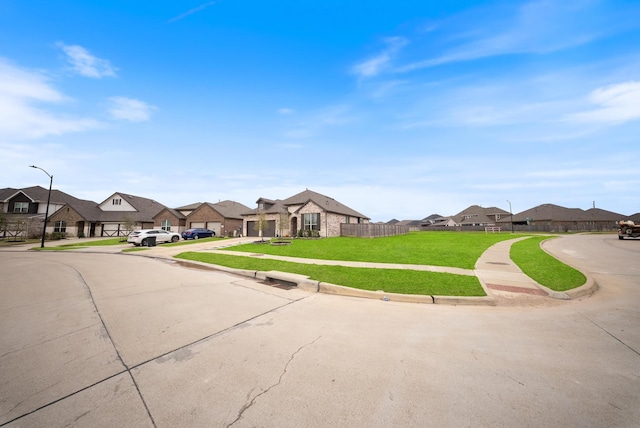 24323 Salts Mill Dr, Katy, TX 77493 - view of concrete street featuring a residential view, sidewalks, and curbs
