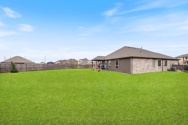 24323 Salts Mill Dr, Katy, TX 77493 - view of yard featuring central AC unit